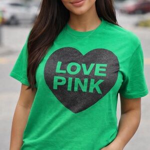Pink originals Green Love Pink T-Shirt size XL NWOT